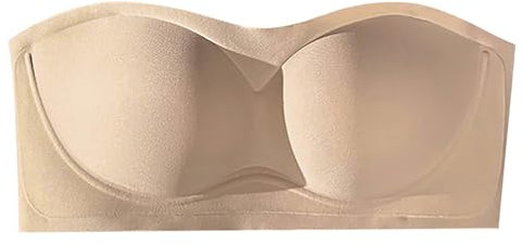XTBFOOJ Minimizer BH Mit Bügel Kostenlose BH Für Frauen Kabellose Nicht Rutschige Unterwäsche BH Für Trägerlose Pushup BH Sommer Outfit Damen Super Bequemer BH Big Boobs Sexy Kleid Damen Für Sex