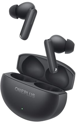 OnePlus Buds 4 Wireless Earbuds, 45H Playtime, 55dB ANC Dual Drivers, Hi-Res LHDC 5.0 audio, Smart Adaptive Noise Cancellation, Grey