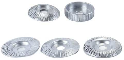 Orivin 5 Discos De Lijado De Madera Para Amoladora Angular, Discos De Desbaste, Herramientas De Carpintería Para Tallar Y Lijar Madera, Madera Blanda Y Madera Dura.