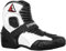 Audax Herren Motorradstiefel-Biker Boots-Sport Motorrad Stiefel aus echtem Leder-Leicht und Atmungsaktiv, mit verstärkten Protektoren Schwarz Weiss - 44