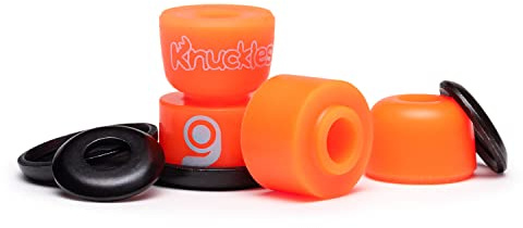Orangatang Knuckles Soft Longboard Skateboard Truck Bushings (Orange, Set of 4)