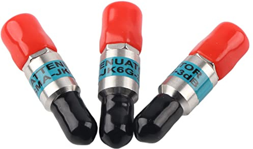 3st Dämpare SMA-JK RF Koaxial Dämpare 2 Watt 6 GHz 50 Ω 1-30 dB DC Block Fast Dämpning Elektroniskakomponenter