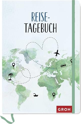 Reisetagebuch (Weltkarte) (Reisetagebücher zum Ausfüllen)