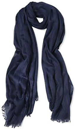 LumiSyne Bufandas Mujer Color Sólido Clásico Algodón Lino Pañuelo Con Borlas Estilo Moda y Elegante Suave Cálido Bufanda Damas Grande Chal Estola Largo Fulares Hijab Toda La Temporada