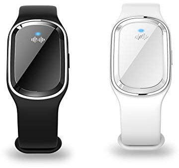 Lot de 2 bracelets anti-moustiques électroniques, portables à ultrasons, étanche, pour enfants et adultes