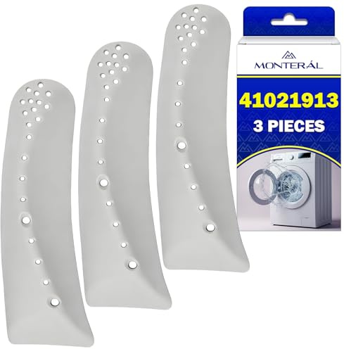 3 Pièces Aube de Tambour de Machine à Laver avec le Code Original 41021913 pour Candy pour Hoover - Garantie de 10 Ans - MONTERAL