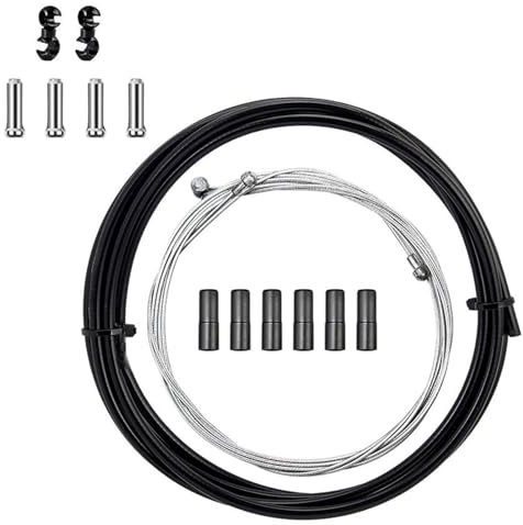 Fahrrad Bremszug, Fahrrad Bremsseil Hinten Set, Universal Fahrrad Innen Bremse Kabel, 2 in 1 Set, Schaltzug Universal Bremsinnenzug, für Ersetzen von Brems, für Mountainbike Rennrad Fahrrad