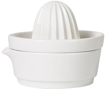 Didiseaon Zitronenpresse Keramik Squeezer: Zitruspresse Manuell Limettenpresse Zitronenpresse Hand Citrus Presse Tragbar Zitruspressen Porzellan für Zitronen Orangen und Grapefruits