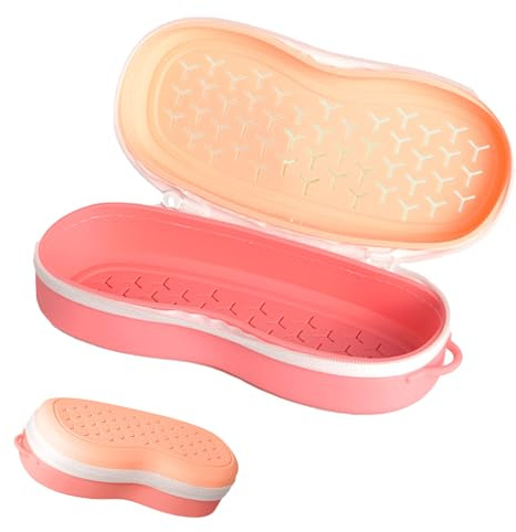 Genérico Estuche Para Gafas De Natación,Caja para Gafas de Natación - Funda De Silicona Para Accesorios Deportivos Playa Viaje Verano Buceo