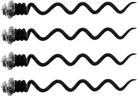 Alipis Tire-Bouchon De Remplacement Vis Sans Fin En Spirale 4 Pièces Tire-Bouchon Ouvre-Bouteille De Vin Tire-Bouchon Manuel Pour Serveur Embout En Spirale En Métal Remplacement Pour La