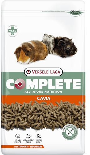 VERSELE-LAGA - Complete Cavia - Pienso extrusionado Todo en uno Rico en Fibra para cobayas - 1,75kg