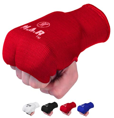 MAR | Boxing Karate Training Mitts, Slip-On Elasticated Design, MMA Hand Protection, Muay Thai, Kickboxing, Unisex Martial Arts Gear for Adults (Pair)