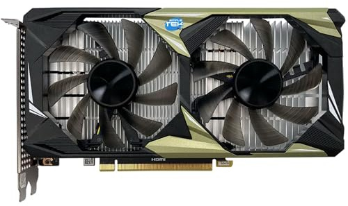 SIMPLETEK - Grafikkarte Low Profile 6GB GDDR6 | PCIe 4.0 x8 | Unterstützt 4K 120Hz HDR und 8K 60Hz HDR | Ray tracing