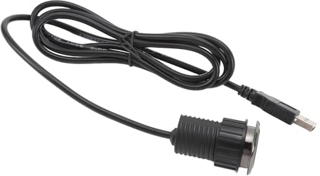 Ausla Desktop Power Grommet, Infällt Strömuttag med 2 USB- och Typ C-portar för Kontorskonferensbord, Skrivbordsarbetsstation, ABS-material, 5V2A Snabbladdning, Enkel Installation