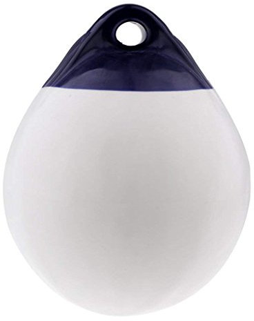 SGerste Aufblasbare Bootsfender Heavy Duty Marine Buoy Runde Markierungsboje Weiß