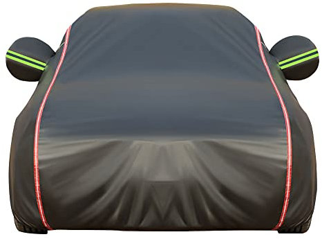 Autoabdeckung Vollgarage für VW Transporter III / Caravelle Bus (1979-1992), Autoabdeckung Vollgarage Auto Abdeckplane Hagelschutz Staubdicht Wasserdicht Autohülle Autoplane Winter & Sommer(Color:B,