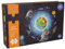 EXERZ 80-teiliges Holzpuzzle, rund, Durchmesser 28 cm, „Erde und Weltraum“, einzigartige runde Form, interaktive AR-Funktion für Weltkarte mit kostenloser iOS-App