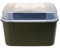 Tupperware Naschkätzchen 7,3 L Schatzkiste Behälter olivgrün OHNE Einsatz (inkl. 1x Magnet-Raupe)