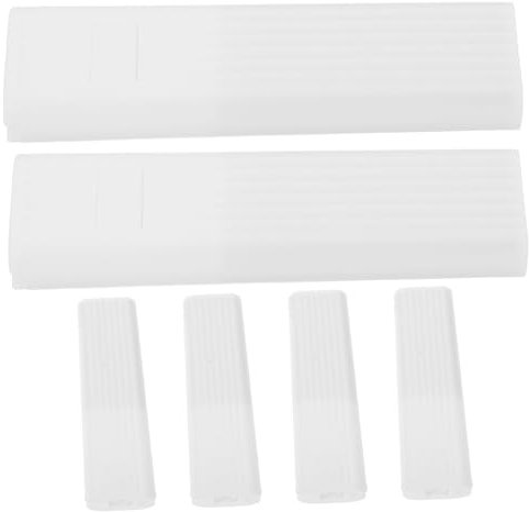 CRILSTYLEO 6st Jalousienrotor Jalousie-zugschnurknopf Gewicht Der Kordelschlaufe Vertikale Jalousienkette Enden Der Jalousienschnur Beschwerter Kabelhalter Kabelgewicht Rollogriff Sehen Weiß