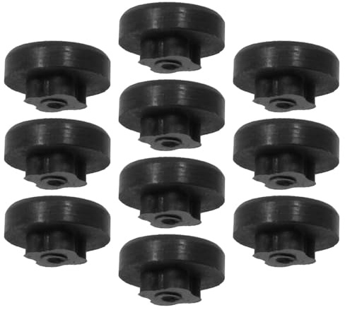 SPARES2GO Hob Burner Pan Support Rubber Buffer Feet for Smeg Oven Cooker (Pack of 10) - Fitment List C