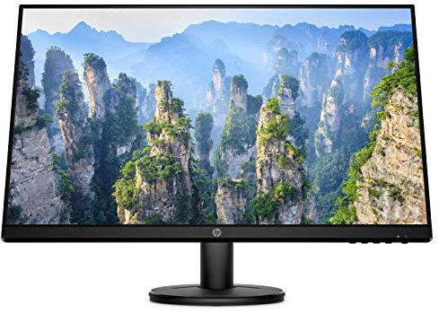 HP v27i Full HD Monitor (1920 x 1080) 27 Inch (1 VGA, 1 HDMI) - Black
