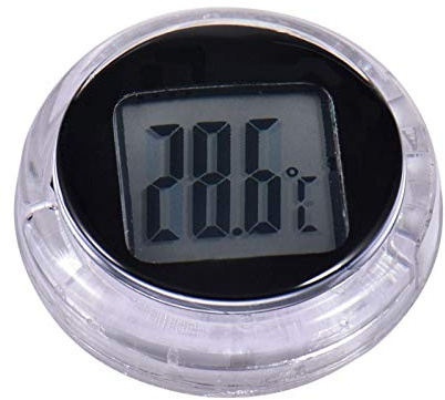 Leling Vattentät digital motorcykel termometer, endast kompatibel med Celsius, digital kökstermometer, motorcykel inomhusklocka