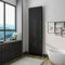 Oval Column Radiator 1800x590mm Black Vertical Radiator Double Modern Central Heating Radiators Designer Radiators