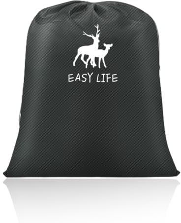 Sacco Panni Sporchi 67 x 90 cm, Borsa per la biancheria in nylon, Sacco Portabiancheria Sporca Viaggo con Coulisse Borse Portaoggetti Pieghevole Salvaspazio per Dormitorio Lavanderia Bagno Camp