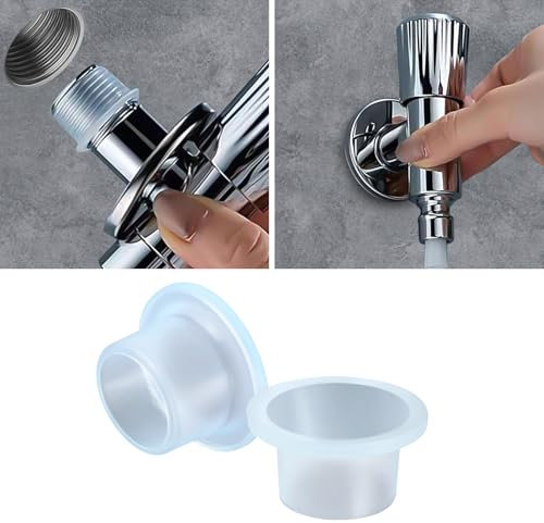 12 Stück Wasserhahn auslaufsichere Dichtung, Wasserhahn Silikondichtung Dichtungsring Gummiabdeckung, Silikon Rohmaterial Gürtel, Wasserhahn ersetzt Dichtungsringe