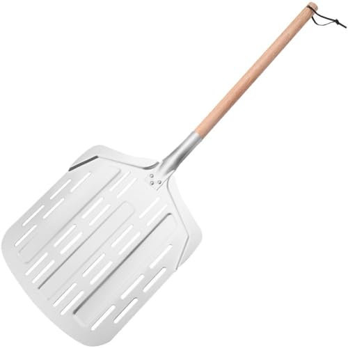 Cáscara De Pizza De Metal De Aluminio Con De Madera, Cáscara De Pizza De Aluminio, Paleta Para Pizza Cáscara De Pizza Plegable Espátula Para Pizza Paleta Espátula Para Pizza Para Horno, Hornear