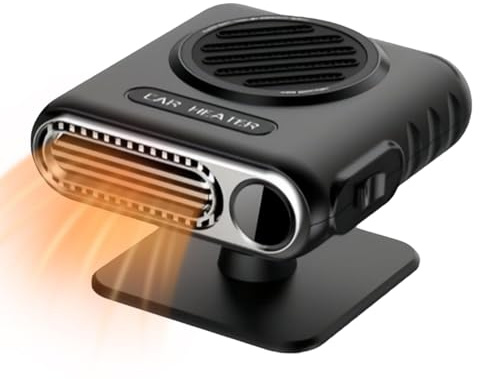 Chauffage de voiture – Dégivreur portable | Chauffage de pare-brise automobile | Chauffage de véhicule pratique pour SUV, voiture, dégivre rapidement les vitres et fournit de la chaleur pour plus de