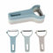 3 Pieces Vegetable Peelers for Kitchen,Straight/Serrated/Julienne Peeler,Y-Peeler Shredder Kit for Carrot Cucumber Potato Veggie Fruit (3 Color Set, Regular-Steel Blades)