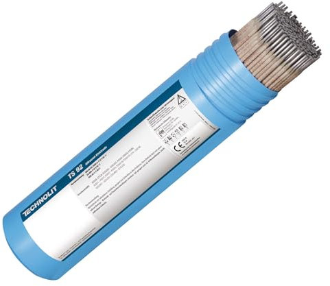 TECHNOLIT TS 92 Allround-Elektrode Stabelektrode Rutilzellulose - Schweißpositionen universell einsetzbar (2kg 3.25 x 350 mm)