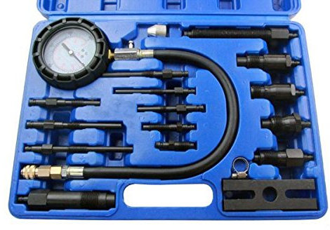 US PRO Tools 16pc Diesel Engine Cylinder Pressure Compression Tester Set 5387