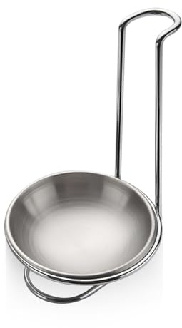 1 Piece Spoon Holder, Stainless Steel Cooking Spoon Holder, Kitchen Spoon Steel Dish Rack, Kitchen Utensil Rack, Stove Spoon Rack, Soup Spoon, Colander Rack