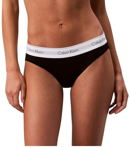 Calvin Klein Culotte Femme avec Ceinture Emblématique, Noir (Black), S