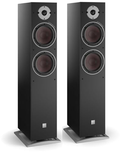 DALI Oberon 7 C Paar – Revolutionäre aktive Wireless-Standlautsprecher mit integrierten Verstärkern für High-End HiFi-Sound, Nahtlose kabellose Verbindung, ideal für Musik und Heimkino
