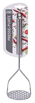 maitre chef PRESPU002 Presse-Purée en Inox, 28cm Taille, Gris