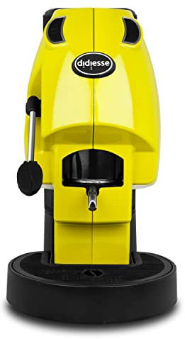 Didiesse – Macchina da Caffè con Cialde ese 44 mm - Modello Baby Frog Macchinetta a Cialde – Compatta 450W - con Funzione Stand-by e Serbatoio da 1.5L (Giallo Limone)