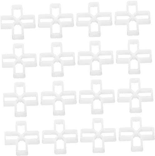 SOESFOUFU 100pcs Tile Cross Card Tile Spacers for Flooring Leveling System in Bathroom Kitchen Patio