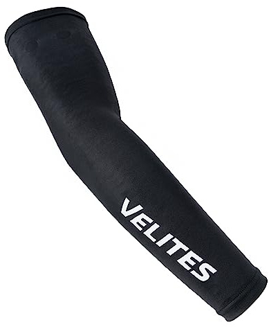 Velites Mangas Depotivas de Brazo Sleeves Black I Manga tejido elástico para entrenamiento funcional,cross training, ejercicios gimnásticos I Protege tus tatuajes de los roces. I L/XL