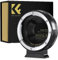 K&F Concept Canon EF/EF-S auf EOS M Auto-Adapter 2. Generation, Metall mit AF, mit Schutzkappen