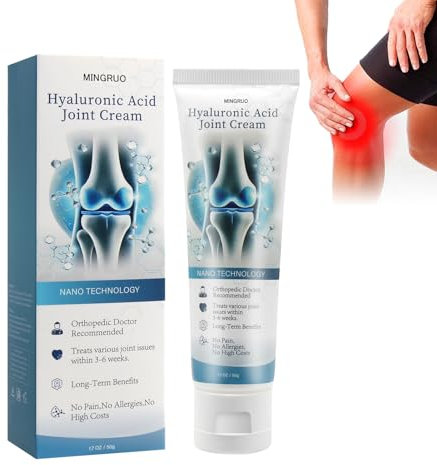 MINGRUO Crème réparatrice pour les articulations, Crème ArthroHeal à l'acide hyaluronique Repair, Crème pour Soulager la Douleur Arthroheal, Décontractant Musculaire Gel Anti-Douleur
