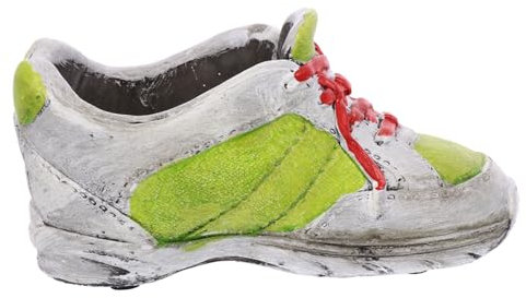 Hemobllo Fioriera Ceramica Forma Di Scarpa Imitativa Per Piante Succulente Decorazione Retro Per Interni Ed Esterni Adatta Per Cactus e Piante Grasse Idea Creativa Per Ogni Occasione