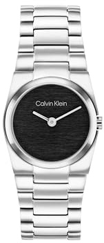Calvin Klein Orologio Con Movimento Al Quarzo A Due Lancette da Donna Collezione CK UNITE con Cinturino in Acciaio Inossidabile Argentato - 25100121
