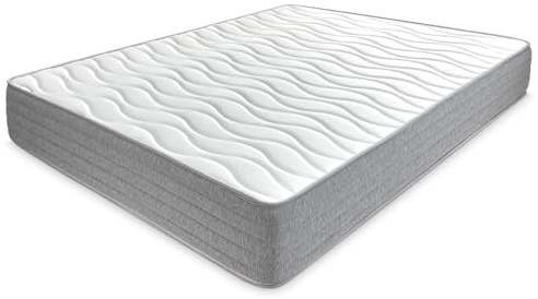 amuéblate Online - Matratze 80 x 180 cm, viskoelastisch, Aris mit Winter-/Sommerseite, ergonomisch, optimaler Komfort und Härte, hygienisch und atmungsaktiv, Dicke 25 cm