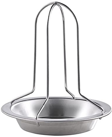 Grill Hähnchenbräter Geflügelbräter Hähnchenständer Brathähnchen Backofen BBQ