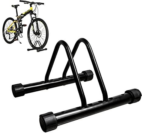 YYDS Bike Stand，Adjustable Bike Rack Garage, Indoor/Outdoor Bicycle Stand, Tire width adjustable 1”to 4”,Bike Stand Floor for Mountain and Road Bike