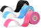 JOPHEK Kinesiotapes, 3 Rollen (5m x 5cm) Kinesiologie Tape, Blau + Rosa + Schwarz, Physio-Tape, elastisch, wasserfest, hautfreundlich, für Sport, Knie,Schulter und Ellenbogen,Muskelstraffende Bänder