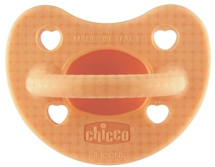 Chicco PhysioForma Gommotto Luxe, Ciuccio in Silicone 2-6 Mesi, Morbido e Delicato, Supporta la Respirazione Fisiologica Favorisce il Corretto Sviluppo della Bocca, 1 Pezzo, Bimba